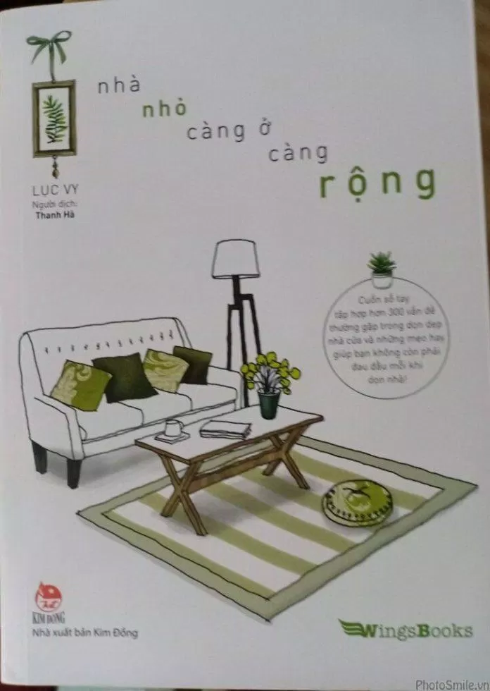 Bìa sách Nhà nhỏ - càng ở càng rộng (Ảnh: Internet)