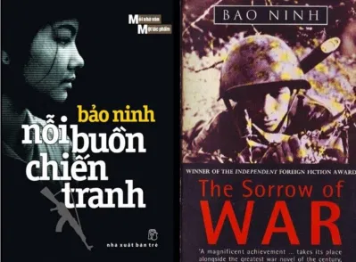 Bìa cũ và bản dịch tiếng Anh của tác phẩm (ảnh: Internet)