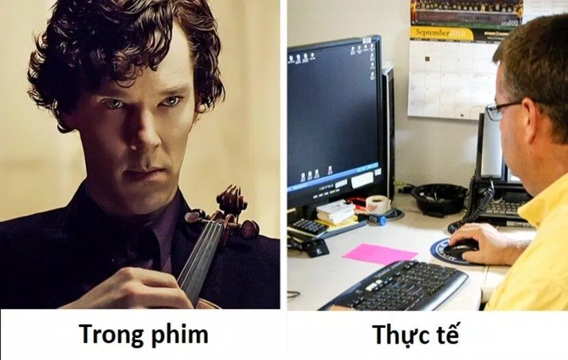 Cuộc sống của Sherlock Holmes rất thú vị đúng không? (Ảnh: Internet)