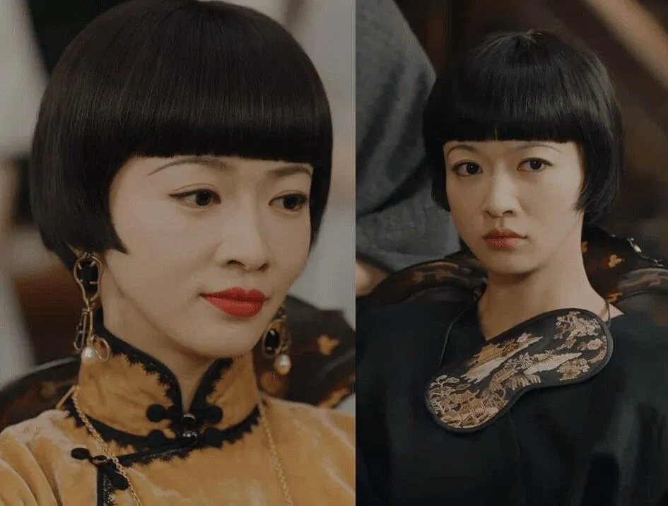 Kiểu tóc khiến mọi biểu cảm của Ngô Cẩn Ngôn đều trở nên...khó hiểu. (Ảnh: Internet)