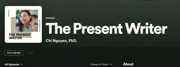 Podcast The Present Writer (Ảnh: BlogAnChoi) Podcast The Present Writer (Ảnh: BlogAnChoi)