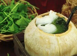 Rau má nước dừa - thứ nước giải khát quen thuộc đối với nhiều người Việt (ảnh: internet)