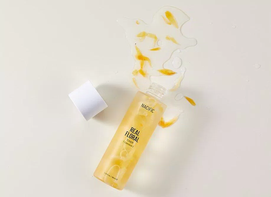 Nước hoa hồng Nacific Real Floral Toner Calendula