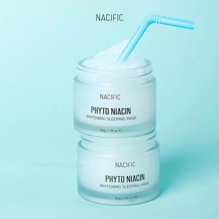 Mặt nạ ngủ Nacific Phyto Niacin Whitening có kết cấu gel cream mỏng nhẹ (Nguồn: Internet)
