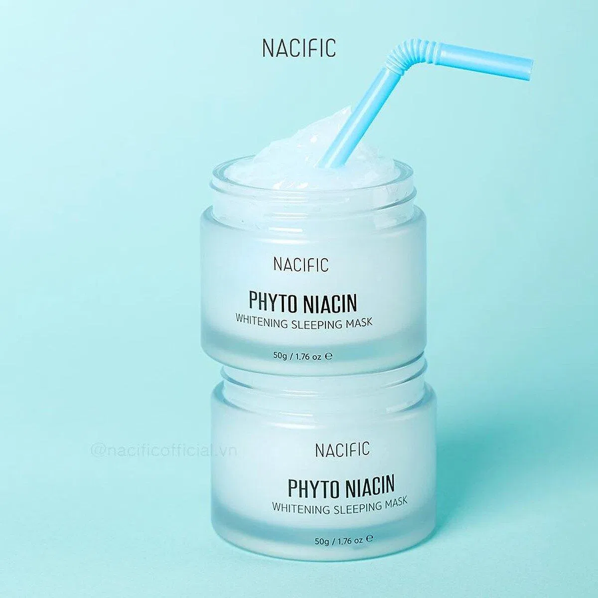 Mặt nạ ngủ Nacific Phyto Niacin Whitening có kết cấu gel cream mỏng nhẹ (Nguồn: Internet) Mặt nạ ngủ Nacific Phyto Niacin Whitening có kết cấu gel cream mỏng nhẹ (Nguồn: Internet)