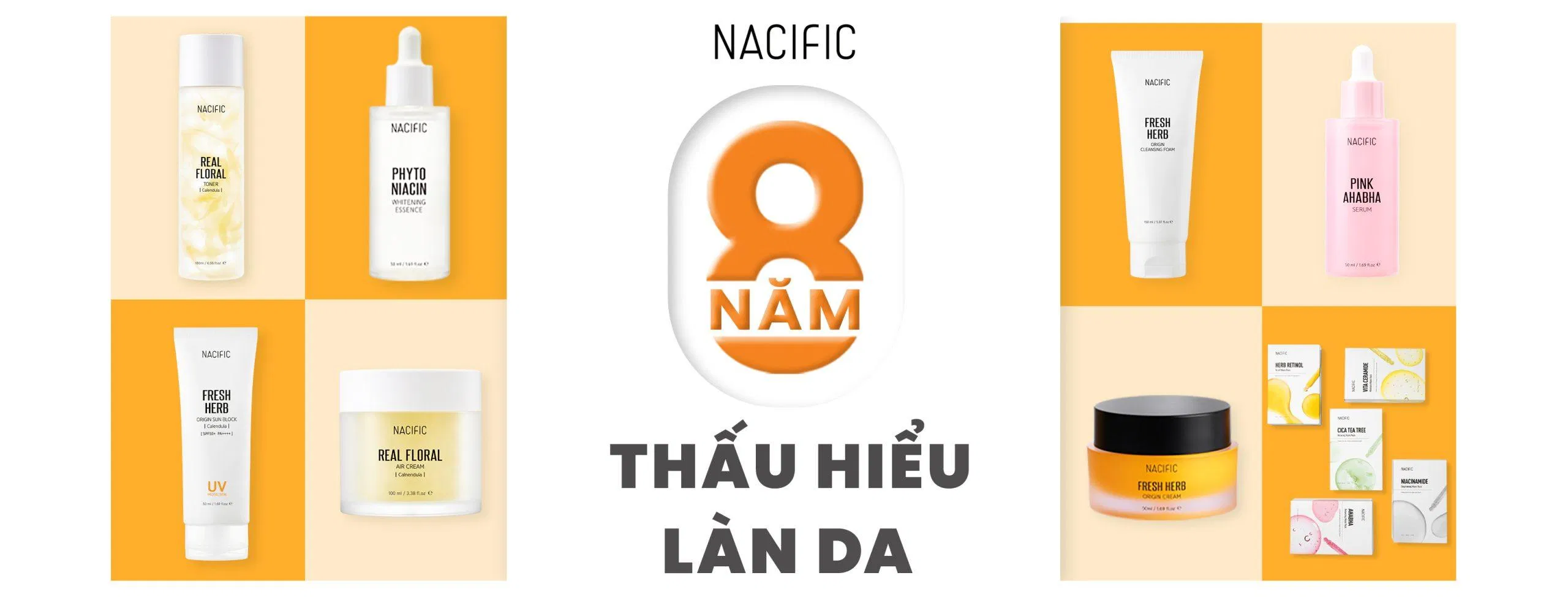 Thương hiệu Nacific và hành trình 8 năm (Nguồn: Internet) Thương hiệu Nacific và hành trình 8 năm (Nguồn: Internet)