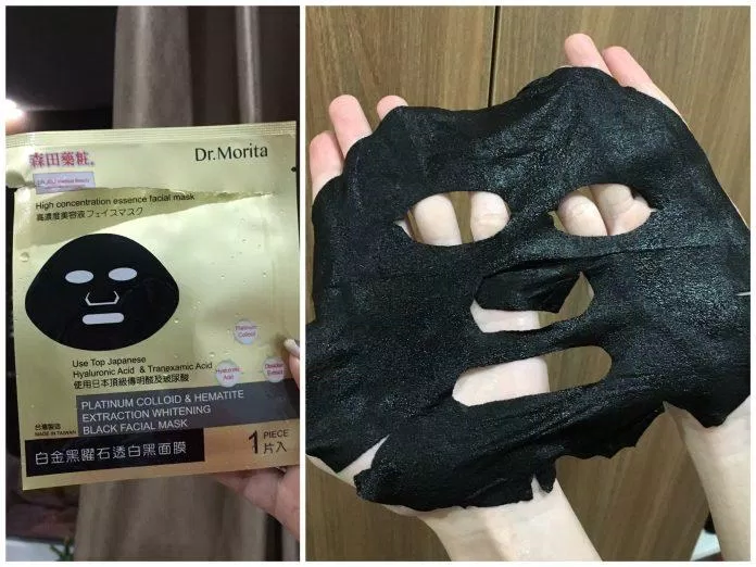 Cảm nhận khi sử dụng mặt nạ Dr. Morita Platinum Colloid & Obsidian Extraction Brightening Black Facial Mask (Nguồn: Internet)