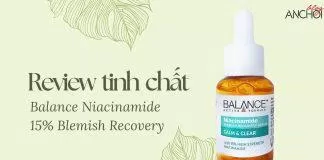 Review tinh chất Balance Niacinamide 15% Blemish Recovery (nguồn: BlogAnChoi)