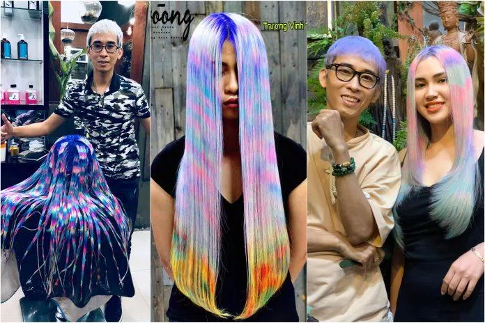 A Vòong Hair Salon & Academy luôn có những màu nhuộm đỉnh cao (nguồn: internet)
