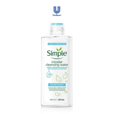 Nước tẩy trang Simple Water Boost Micellar Cleansing Water (Nguồn: Internet)