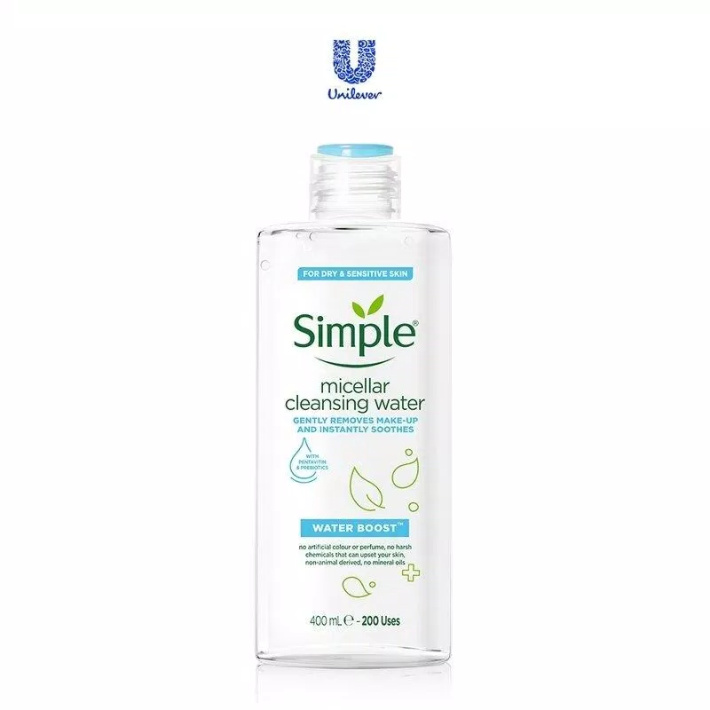 Nước tẩy trang Simple Water Boost Micellar Cleansing Water (Nguồn: Internet)