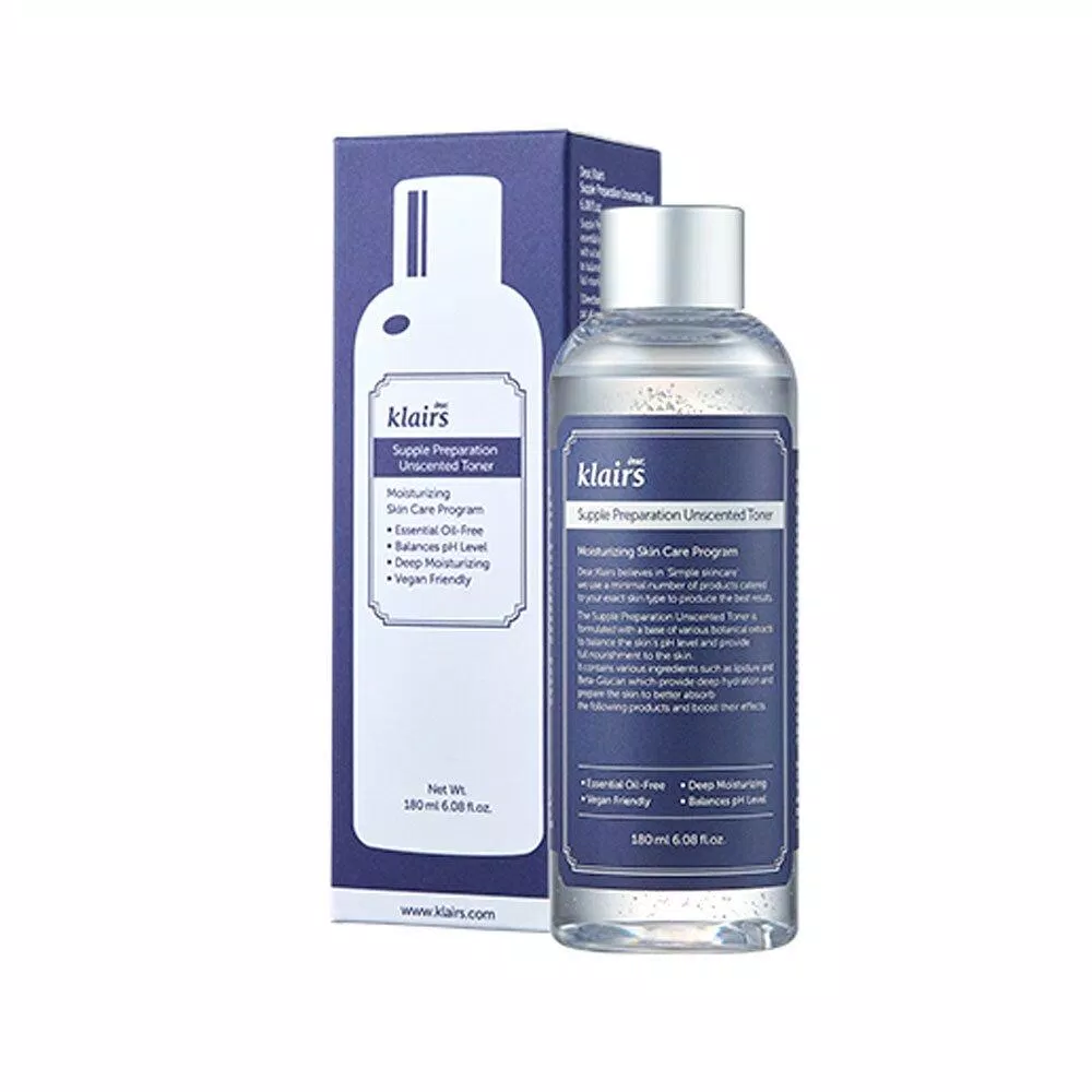 Klairs Supple Preparation Unscented Toner (Nguồn: Internet)