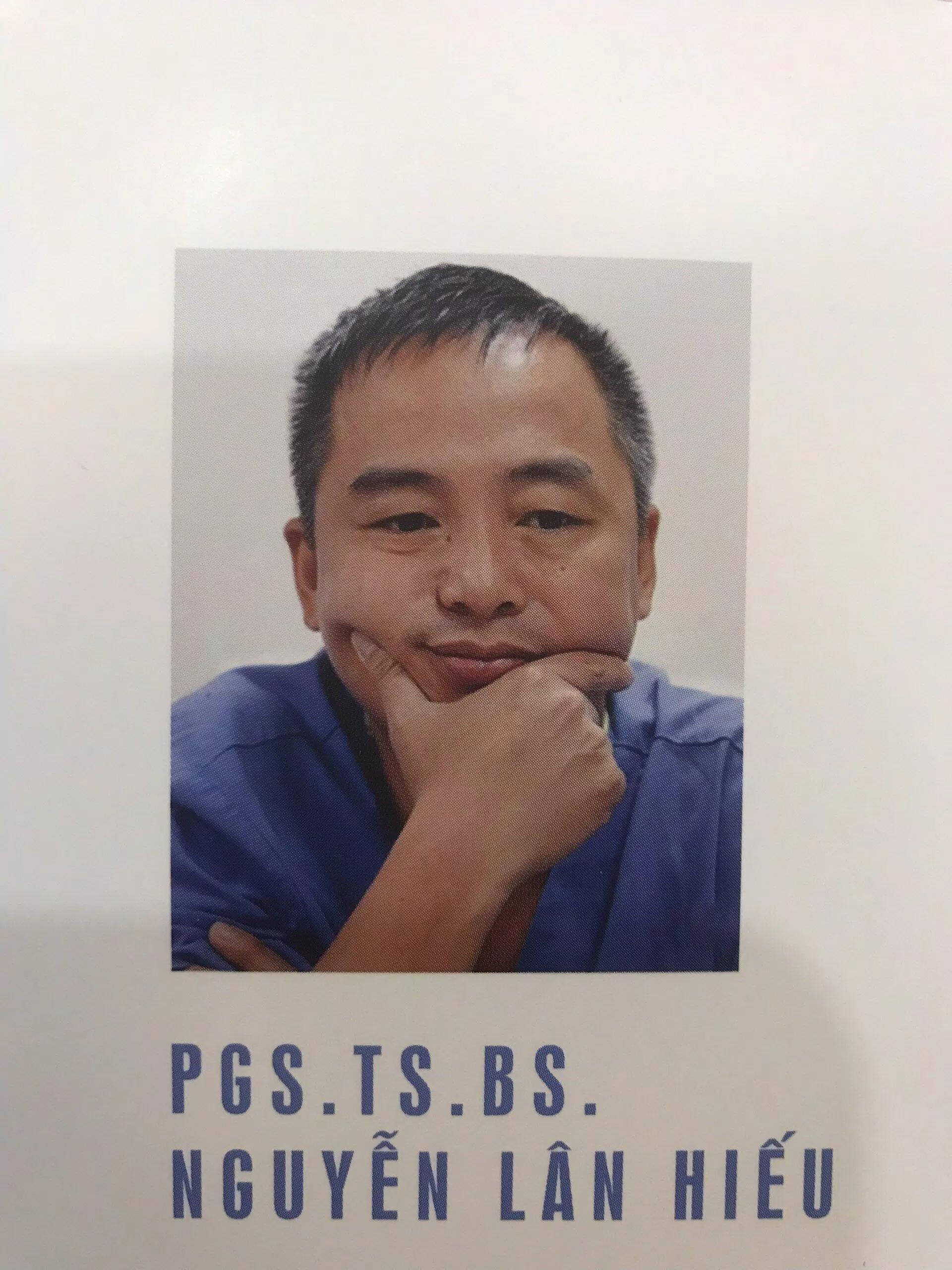 Tác giả PGS. TS. BS. Nguyễn Lân Hiếu. (Nguồn: BlogAnChoi)