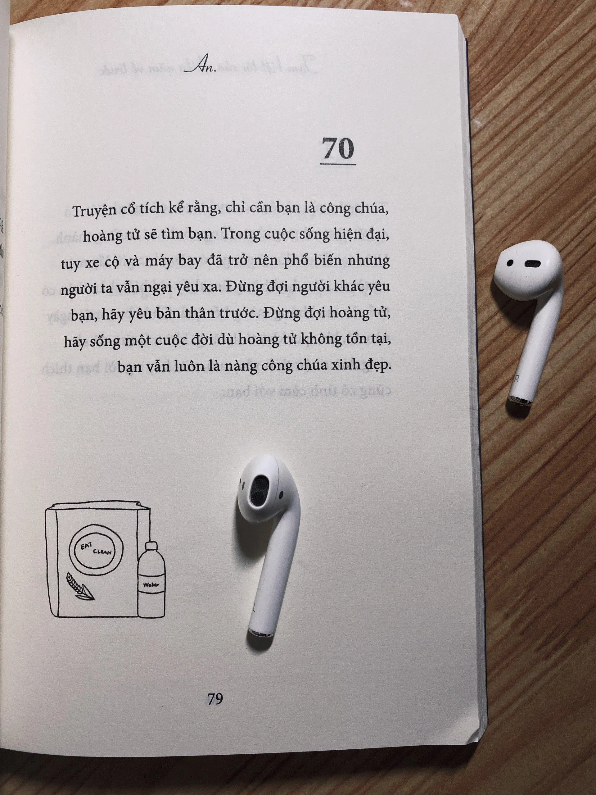 Trích dẫn hay trong sách Tạm biệt tôi của nhiều năm về trước. (Ảnh: BlogAnChoi)