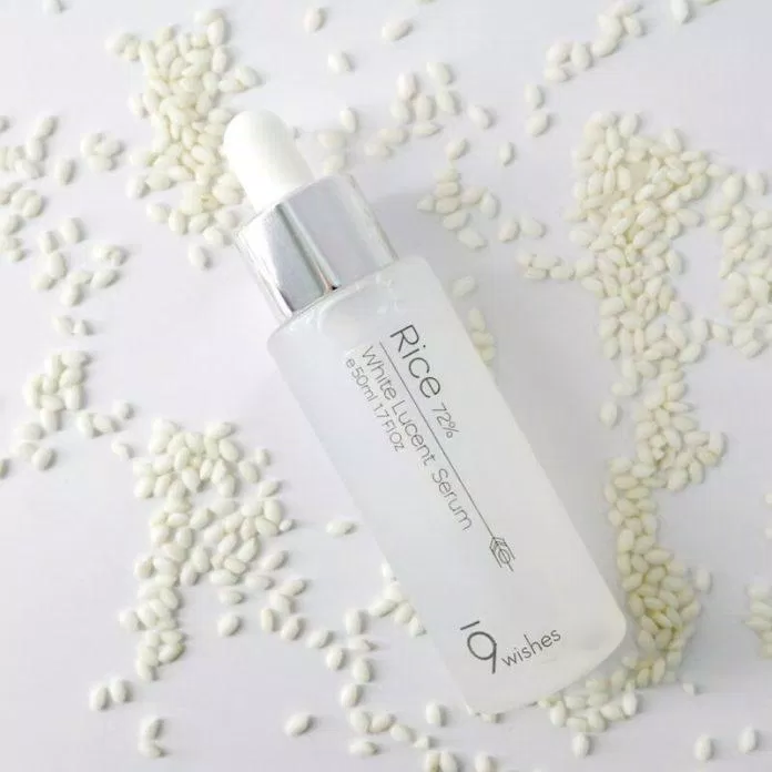 Tinh chất dưỡng trắng và cấp ẩm 9Wishes Rice 72% White Lucent Serum (Nguồn