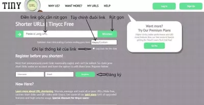 Rút gọn link không cần tài khoản với tiny.cc (Ảnh: BlogAnChoi). Rút gọn link không cần tài khoản với tiny.cc (Ảnh: BlogAnChoi).