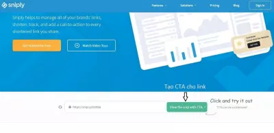 Tạo lời kêu gọi hành động cho link (Ảnh: BlogAnChoi). Tạo lời kêu gọi hành động cho link (Ảnh: BlogAnChoi).