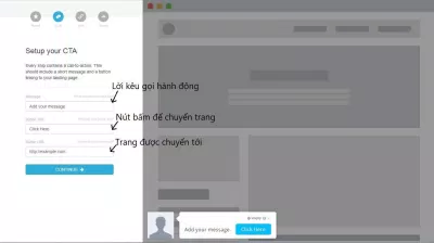 Tạo CTA và nút chuyển trang cho link (Ảnh: BlogAnChoi). Tạo CTA và nút chuyển trang cho link (Ảnh: BlogAnChoi).
