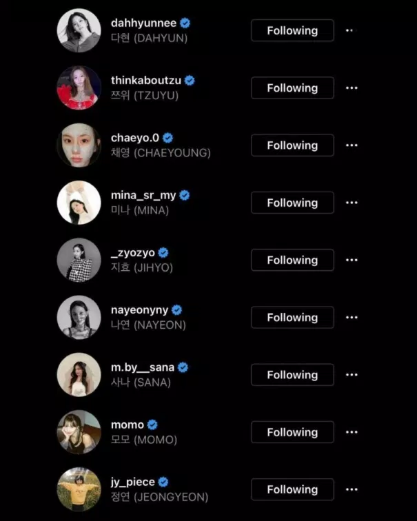 Instagram của các thành viên (Ảnh: Internet)