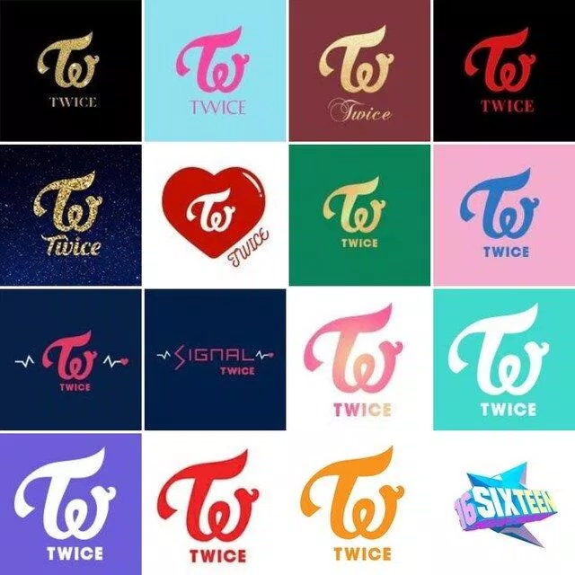 Logo của nhóm qua mỗi lần comeback (Nguồn: Internet)