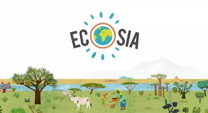 Ứng dụng tìm kiếm Ecosia trồng cây (Nguồn: Internet)