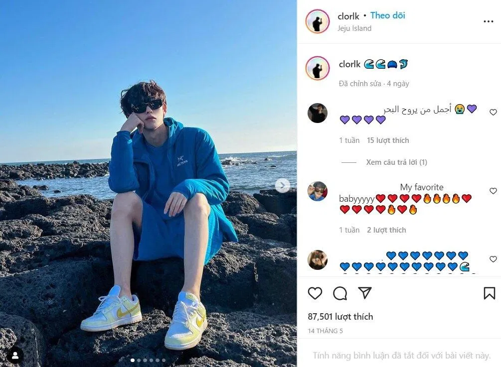 Taek vừa đến đảo Jeju 4 ngày trước. (Ảnh: Internet)