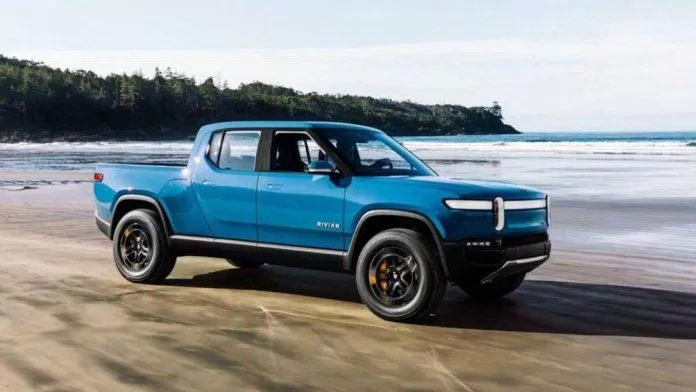 Xe bán tải điện R1T của Rivian (Ảnh: Internet). Xe bán tải điện R1T của Rivian (Ảnh: Internet).