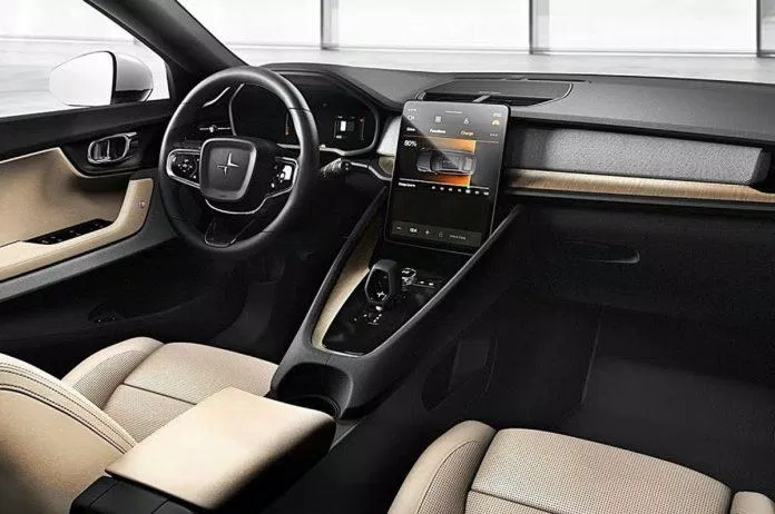 Nội thất của xe Polestar 2 (Ảnh: Internet). Nội thất của xe Polestar 2 (Ảnh: Internet).
