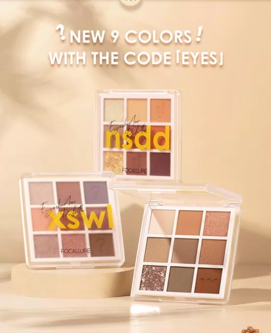 Forcallure Eyeshadow Palette gồm 3 màu mắt khác nhau.  Nguồn: Internet