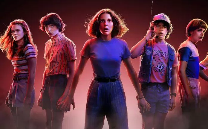Dàn diễn viên chính của Stranger Things (Ảnh: Internet)