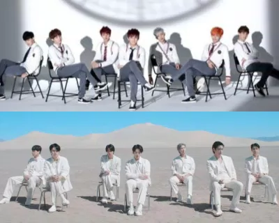 Hình ảnh 7 chàng trai trong MV "Just one day" đã được tài hiện trong MV comeback (Ảnh: Internet) Hình ảnh 7 chàng trai trong MV "Just one day" đã được tài hiện trong MV comeback (Ảnh: Internet)