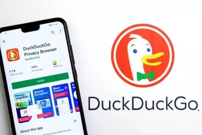 App DuckDuckGo trên điện thoại (Nguồn: Internet) App DuckDuckGo trên điện thoại (Nguồn: Internet)