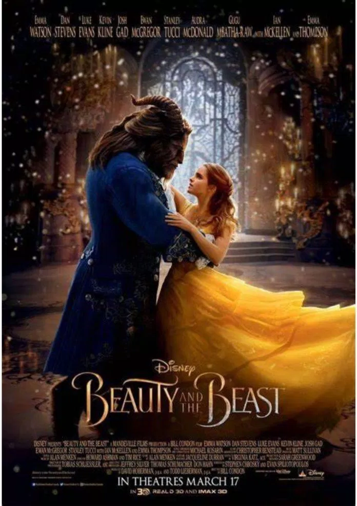 Poster phim Beauty And The Beast (ảnh: internet)