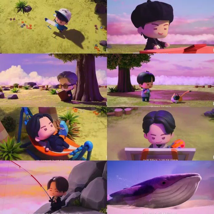 Những hình ảnh trong phiên bản MV đặc biệt của "Yet to Come (Nguồn: Internet)