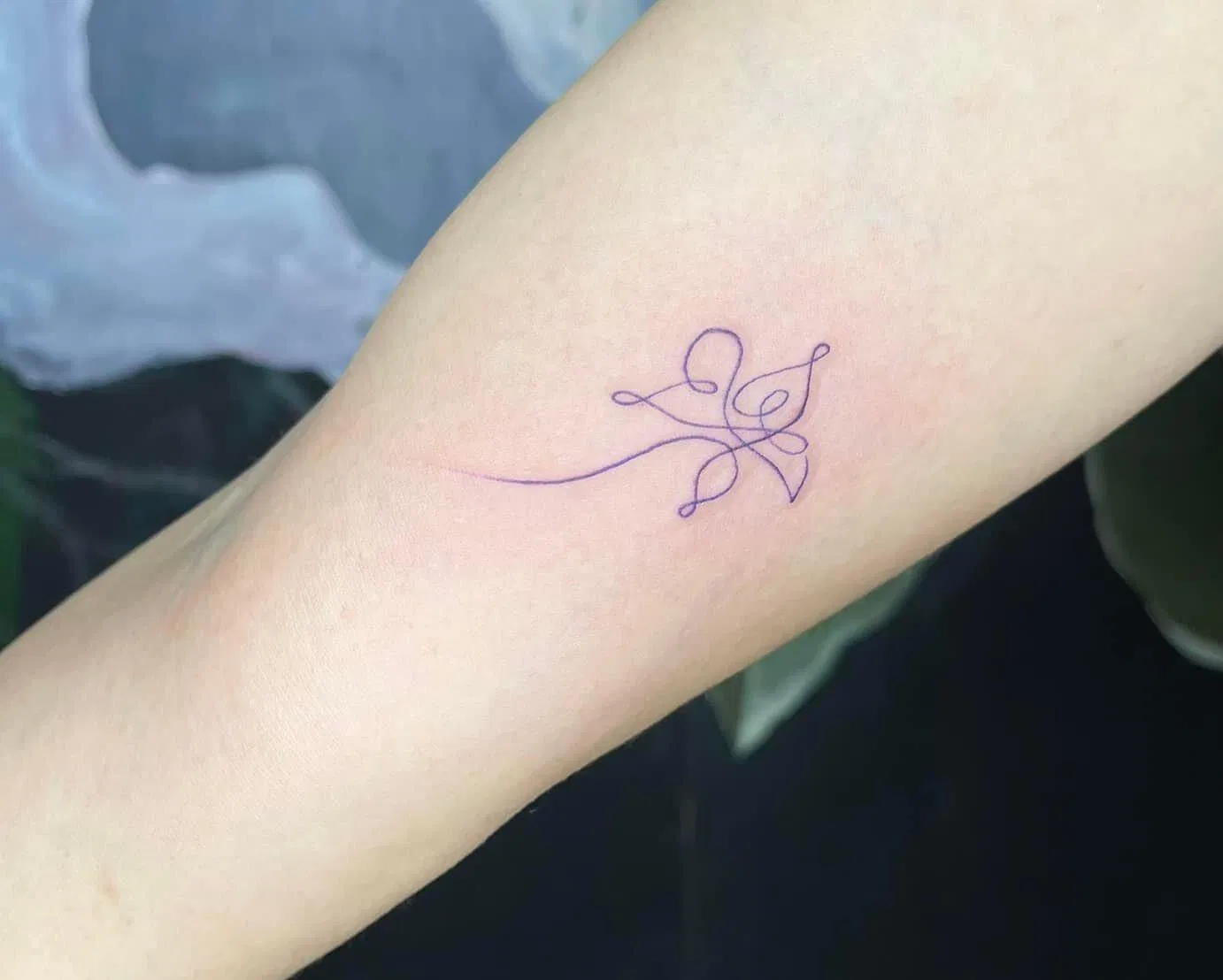 Hình xăm BTS lấy cảm hứng từ hoa Smeraldo. (Ảnh: Internet) Hình xăm BTS lấy cảm hứng từ hoa Smeraldo. (Ảnh: Internet)