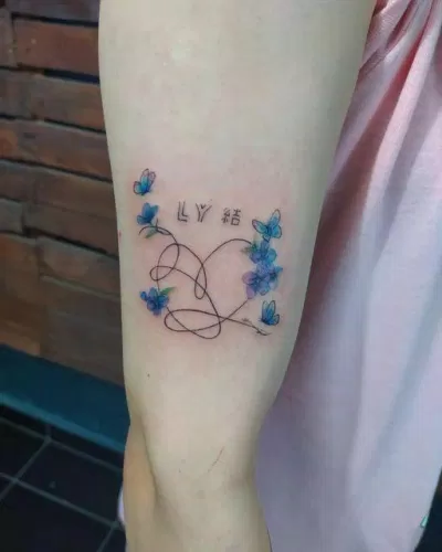 Hình xăm BTS lấy cảm hứng từ hoa Smeraldo. (Ảnh: Internet) Hình xăm BTS lấy cảm hứng từ hoa Smeraldo. (Ảnh: Internet)