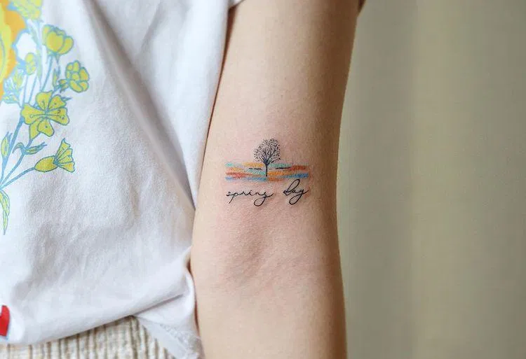 Hình xăm BTS lấy cảm hứng từ các bài hát, lời bài hát của BTS. (Ảnh: Internet) Hình xăm BTS lấy cảm hứng từ các bài hát, lời bài hát của BTS. (Ảnh: Internet)