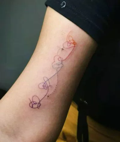 Hình xăm BTS Love Yourself. (Ảnh: Internet) Hình xăm BTS Love Yourself. (Ảnh: Internet)