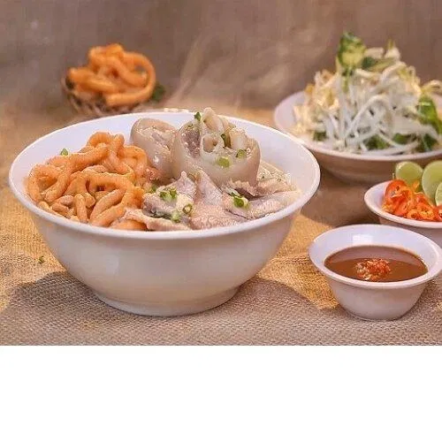 Bún suông được chế biến rất cầu kỳ (Nguồn Internet)