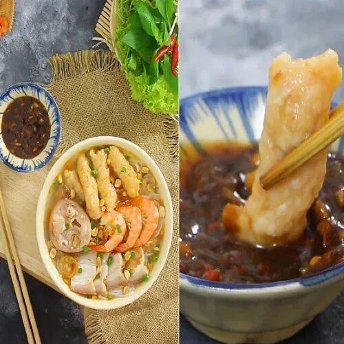 Các công đoạn làm bún suông rất công phu (Nguồn Internet)