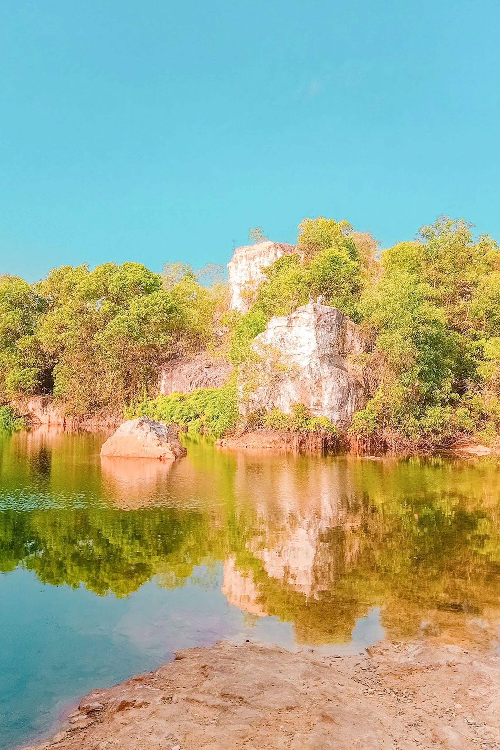 Hồ Tà Pạ An Giang (ảnh: Trường Vũ Trần)