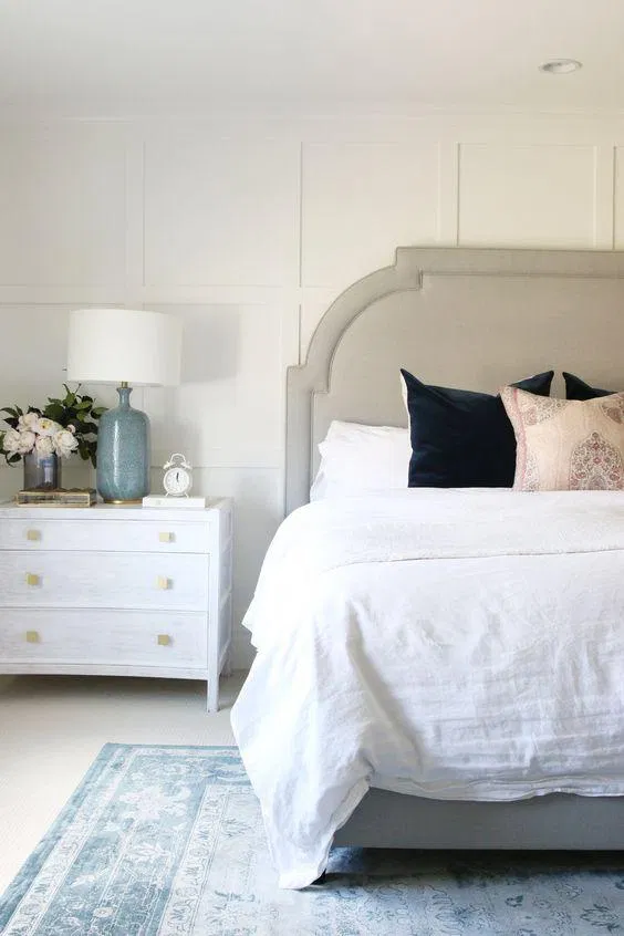 Thảm lót sàn màu sáng giúp không gian trở nên rộng rãi, thoáng đãng. (Nguồn: Internet) Thảm lót sàn màu sáng giúp không gian trở nên rộng rãi, thoáng đãng. (Nguồn: Internet)