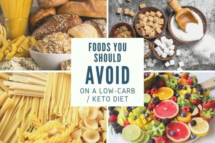 Những loại thực phẩm không nên ăn trong chế độ low-carb (Ảnh: Internet).