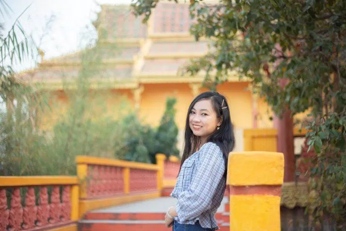 Cảnh đẹp tại chùa Tà Pạ (ảnh: Trường Vũ Trần)