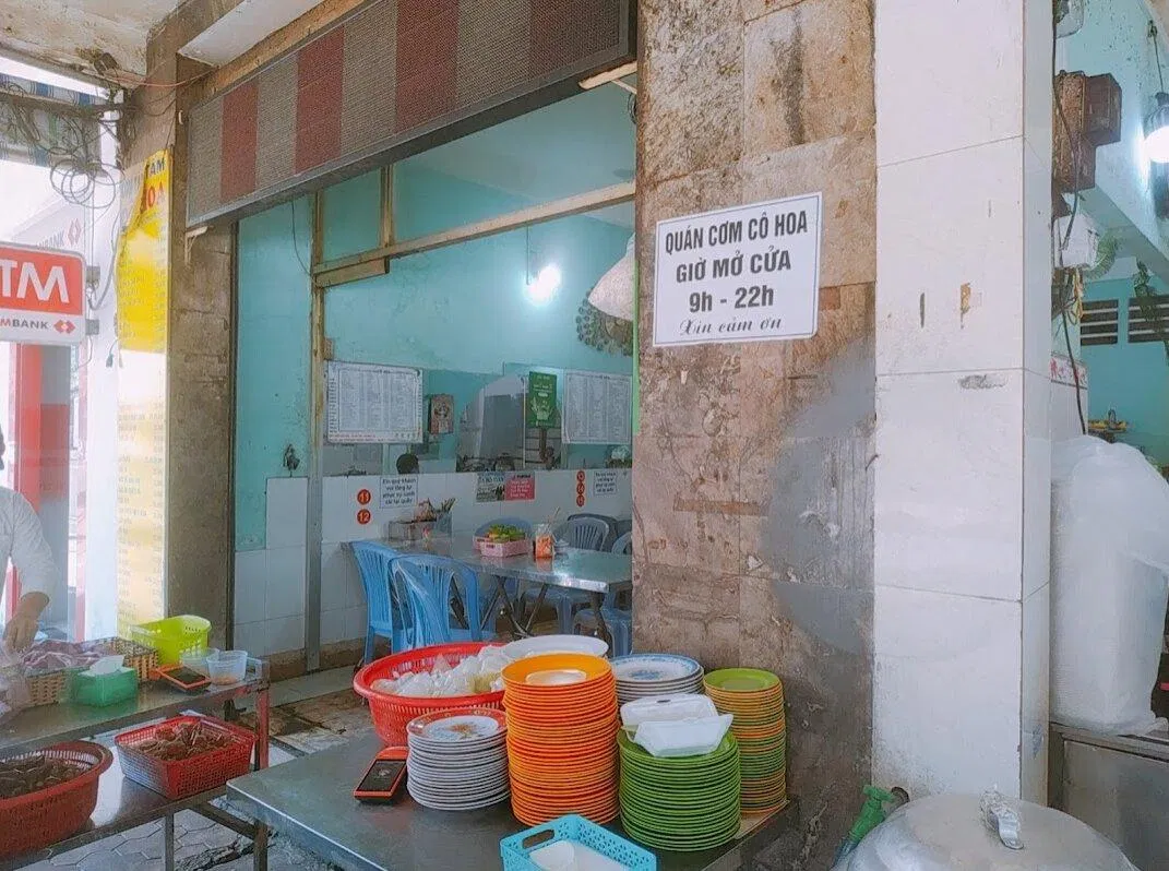 Không gian của quán cơm tấm. (Ảnh: Internet)