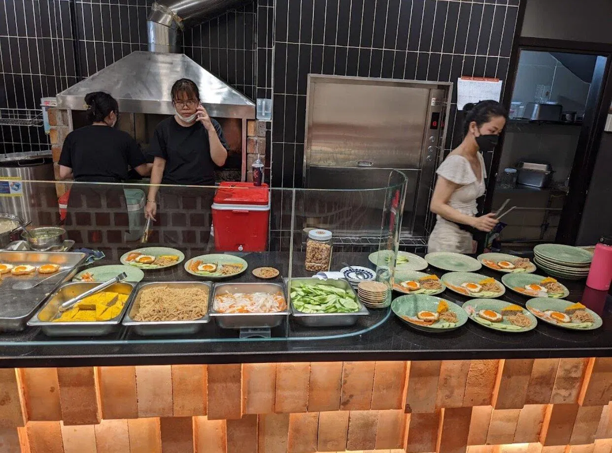 Quầy chế biến của Sà Bì Chưởng. (Ảnh: Internet)