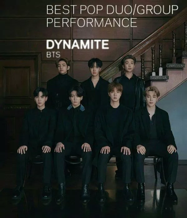 BTS chính thức nhận đề cử tại Grammy với siêu hit Dynamite (nguồn:internet).