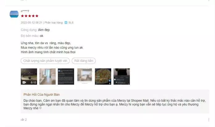 Đánh giá của người dùng trên Shopee (Nguồn: BlogAnChoi) Đánh giá của người dùng trên Shopee (Nguồn: BlogAnChoi)