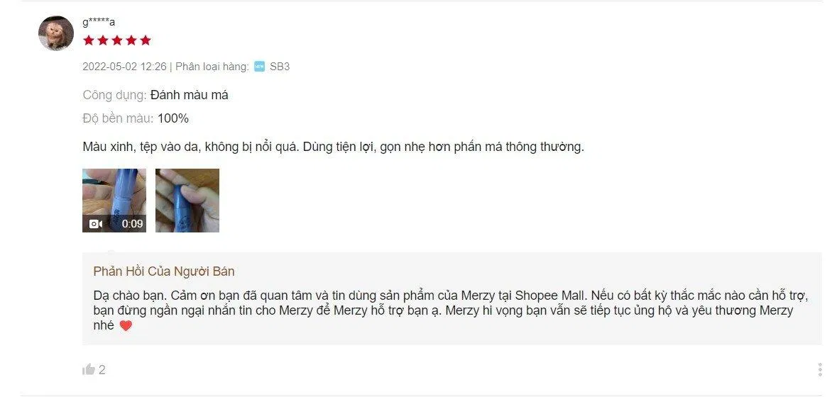 Đánh giá của người dùng trên Shopee (Nguồn: BlogAnChoi) Đánh giá của người dùng trên Shopee (Nguồn: BlogAnChoi)