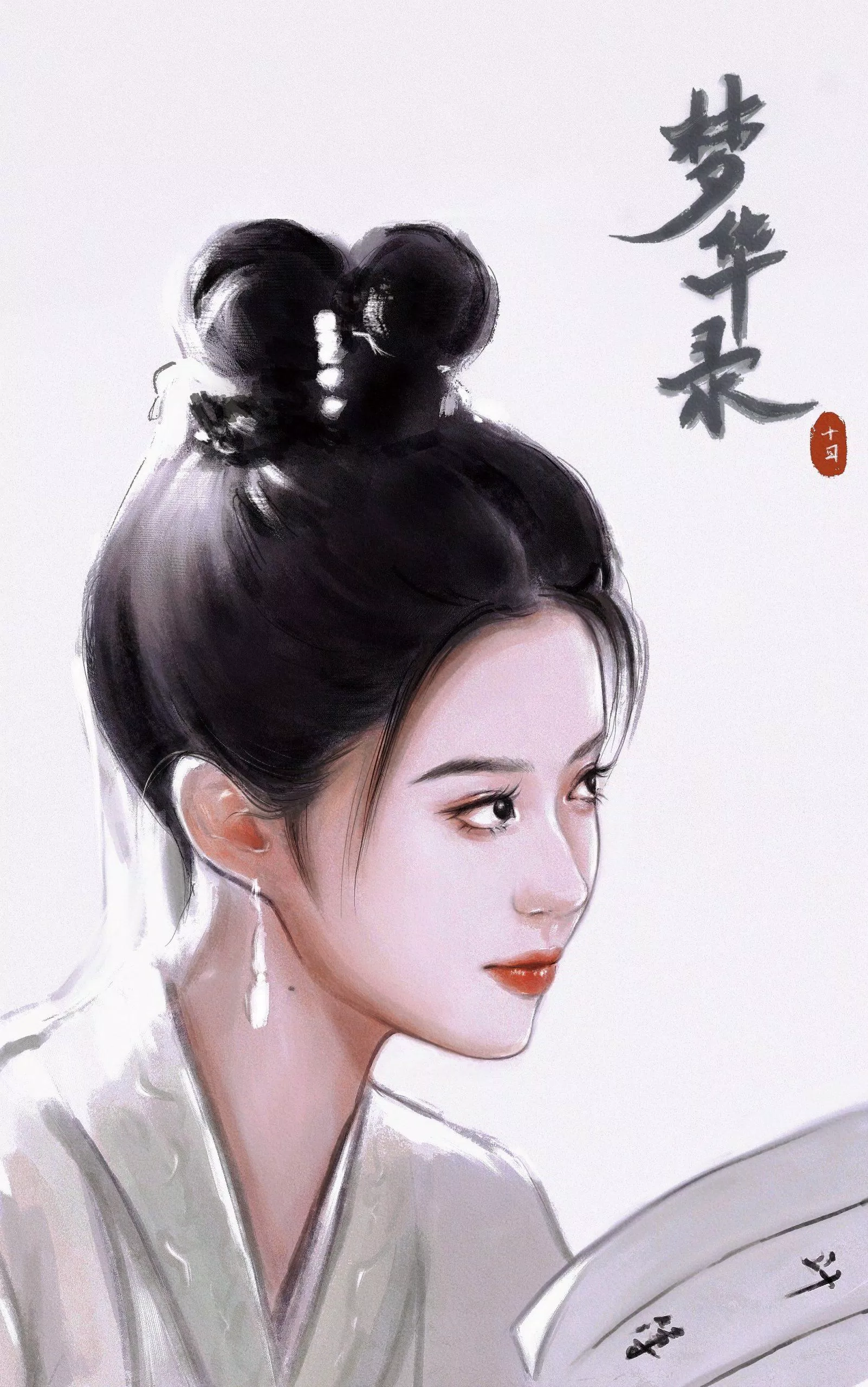 Fanart Mộng Hoa Lục đẹp ngỡ ngàng. (Ảnh: Internet) Fanart Mộng Hoa Lục đẹp ngỡ ngàng. (Ảnh: Internet)